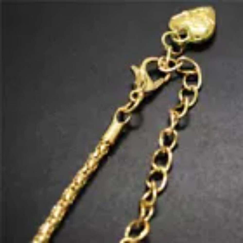 Betsey Johnson large rainbow or purplerhinestone enamel unicorn pendant necklace - Picture 7 of 7